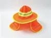 Black non-woven fabric disposable net cap, strip-shaped Christmas hat, canvas plush pumpkin shaped, summer outdoor sun protection hat, sanitation hat, night reflective fisherman hat, men's and women's sun protection and UV-blocking fishing hat details Picture